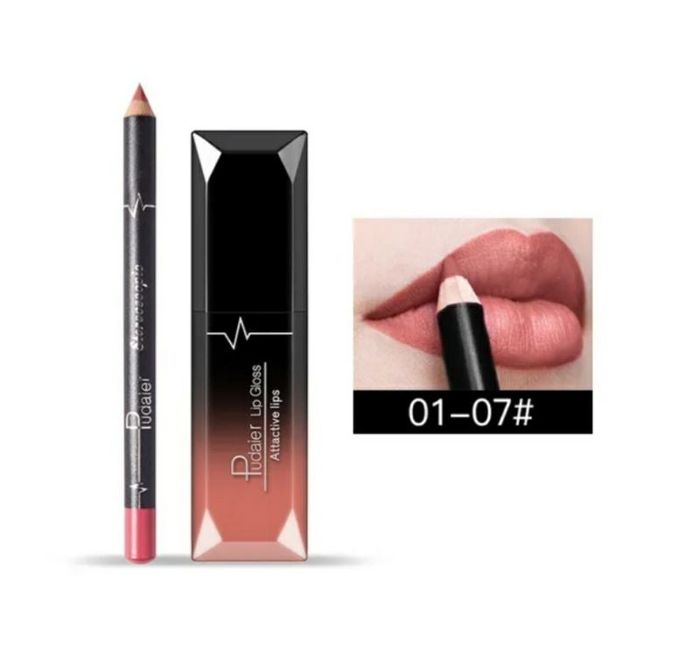Ensemble gloss et crayon à lèvres