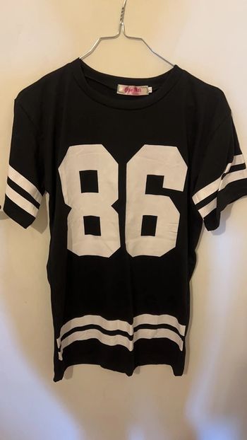 T-shirt noir 86 medusa  et blanc xl