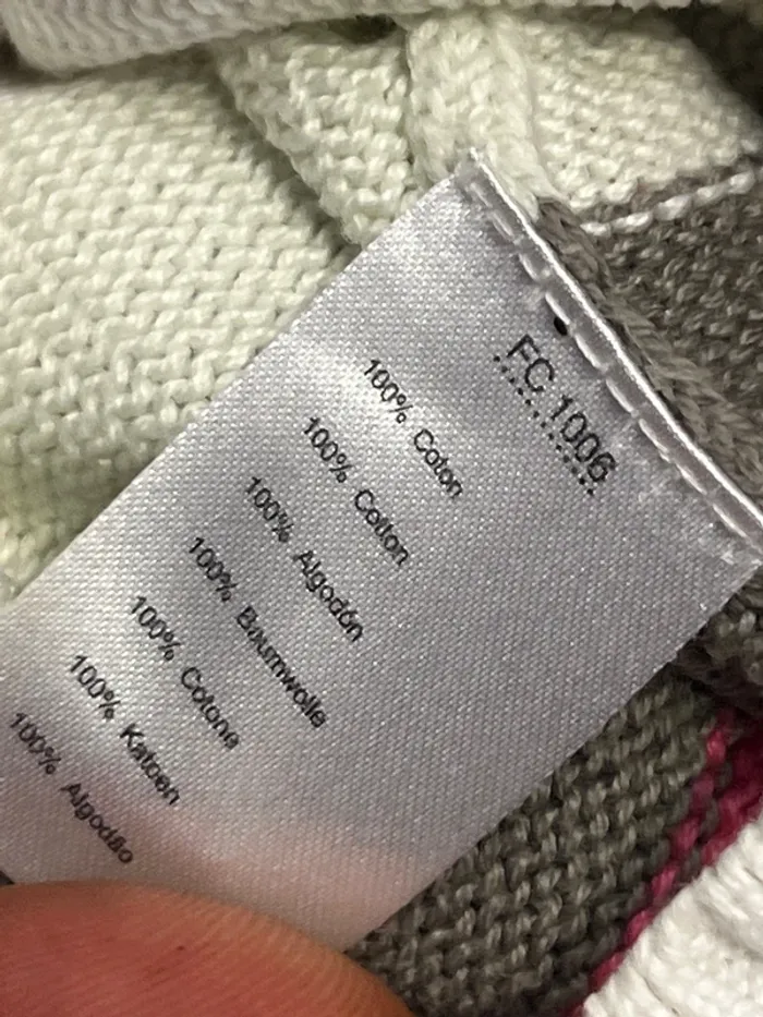 Pull Lacoste 100% Coton Taille 4 (L) - photo numéro 6