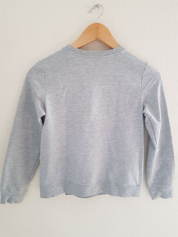 Joli sweat pull gris 9-10 ans 140 cm - photo numéro 5