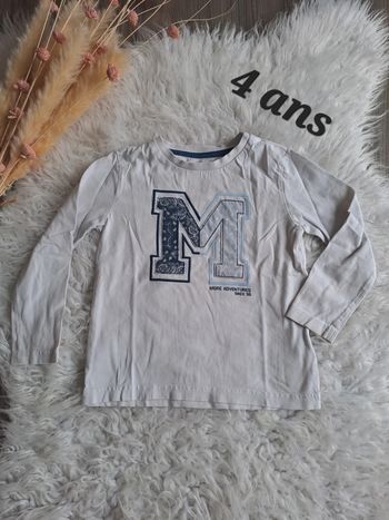 Tee-shirt ML okaidi 4ans