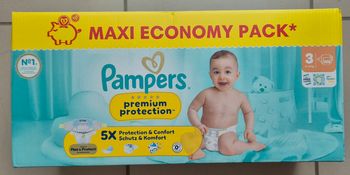 Couches pampers prenium protection T3 