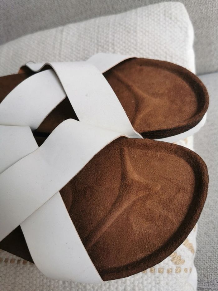 Nu pied sandale mule Rip Curl Stellar blanc taille 41 neuf - photo numéro 7