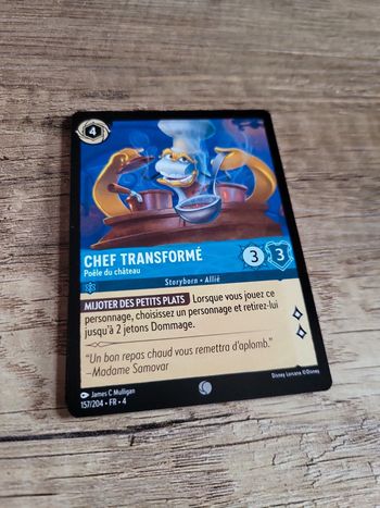Carte Lorcana Chef Transformé