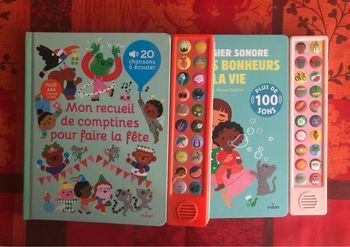 Lot livres sonores / musicaux