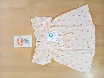 🍒 NEUVE Robe gaze de coton Vertbaudet 3 ans 🍒