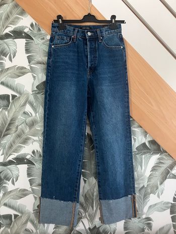 Jean bleu-Straight Cropped-F.A.M