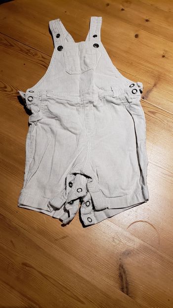 Salopette short 12 mois