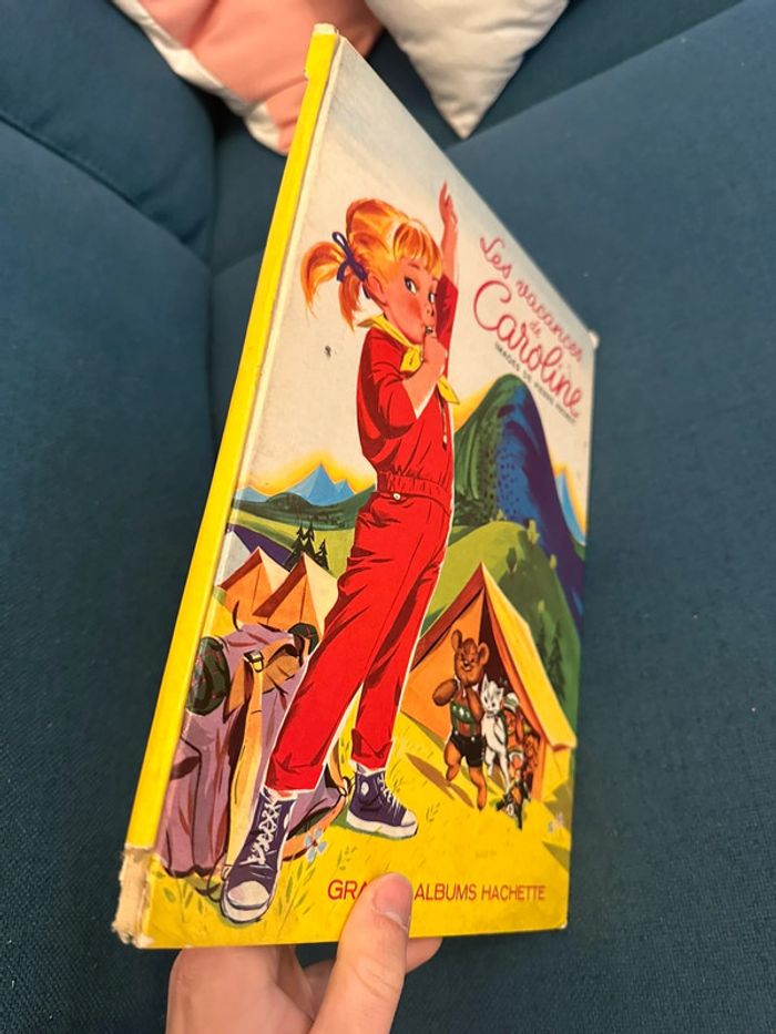 1964 Grands albums Hachette Les vacances de Caroline livre bd ancien Pierre Probst - photo numéro 3