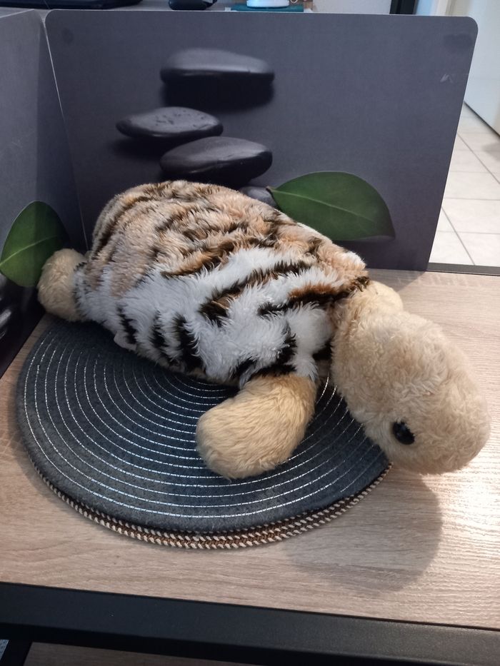 Peluche tortue (boulgom?) vintage 51cm
