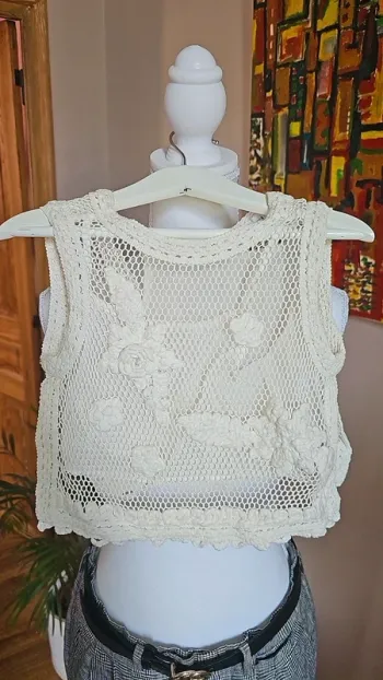 Top zara crochet 6 ans fille