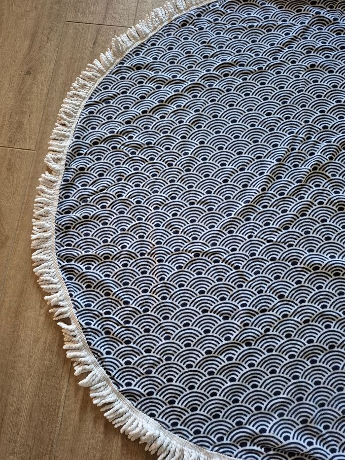 Serviette de plage ronde 150cm - photo numéro 2