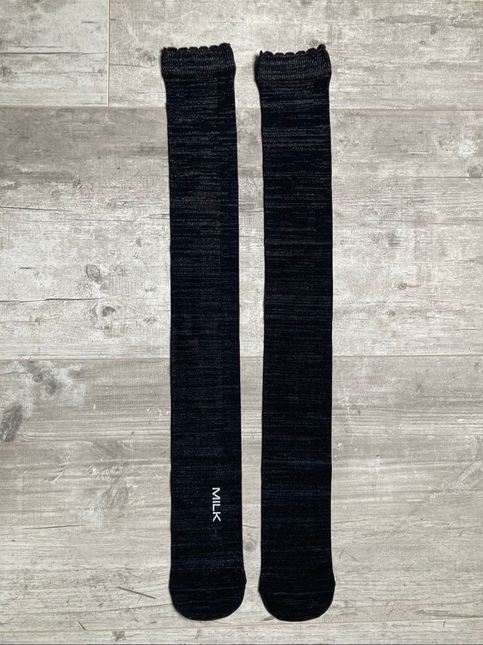 Chaussettes noires hautes MILK - photo numéro 4