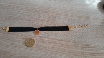 Sublime bracelet neuf noir et doré