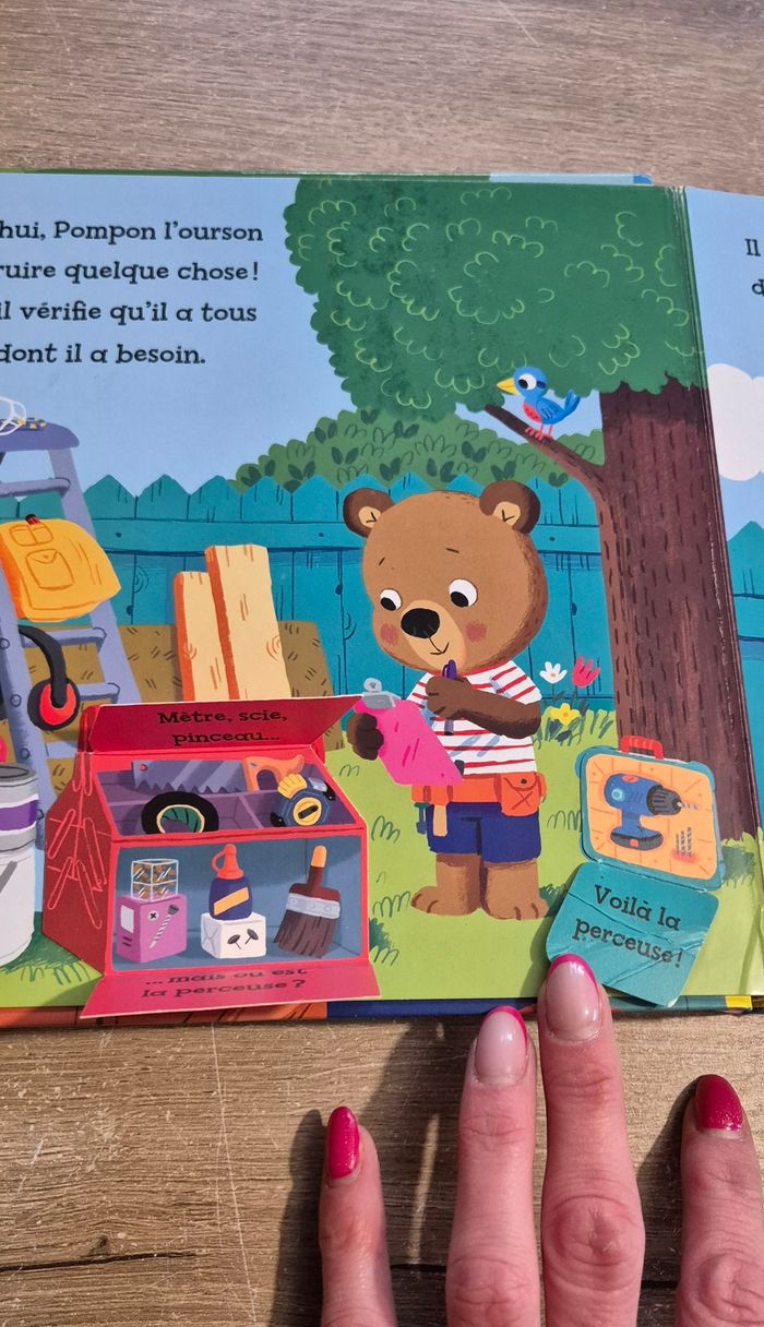 Livre animé Pompon l'ourson - photo numéro 3