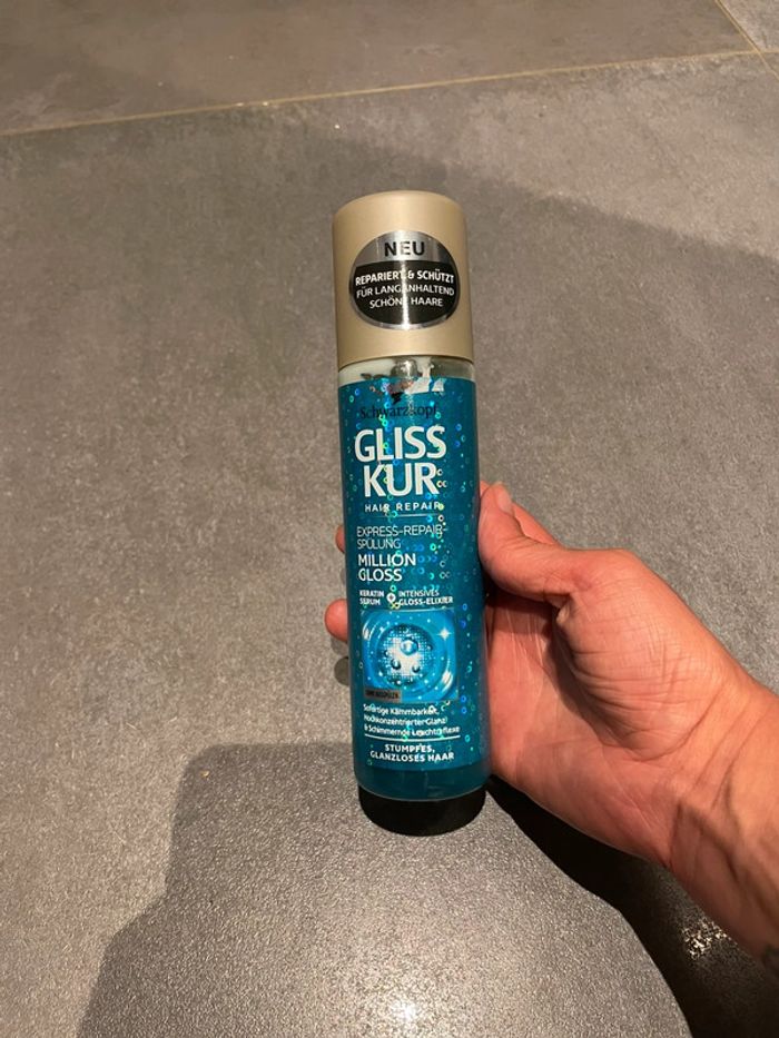 Soin pour cheveux réparateur sans rinçage à la kératine pour cheveux terne neuf Schwarzkopf