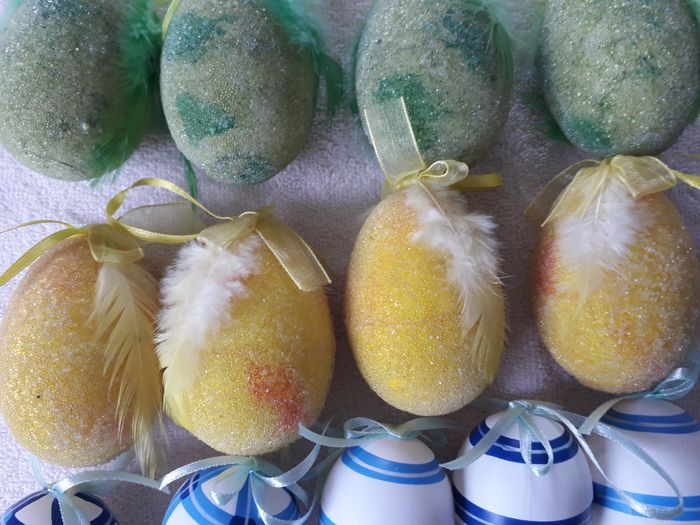 Lots de décors de 14 Pâques oeufs - photo numéro 3