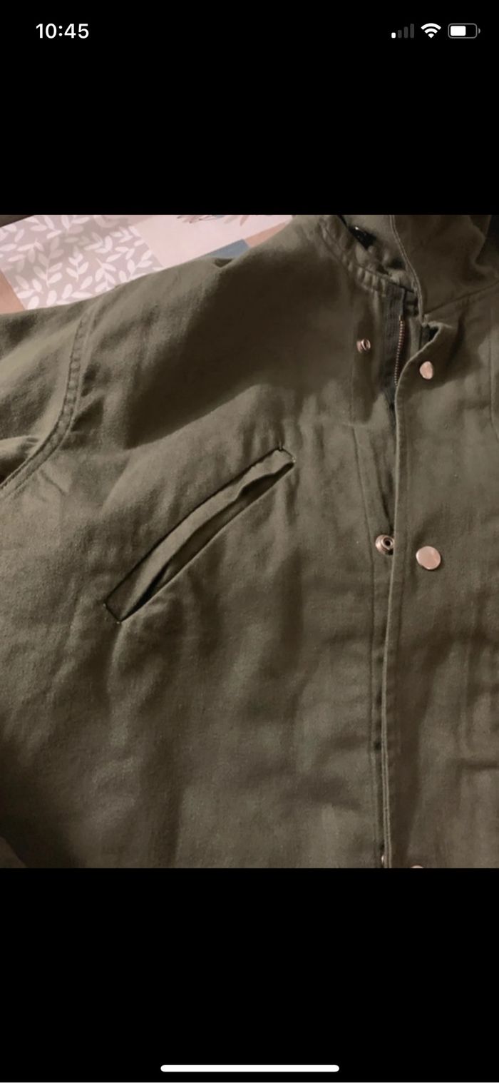 Magnifique parka kaki avec doublure polaire détachable - photo numéro 7