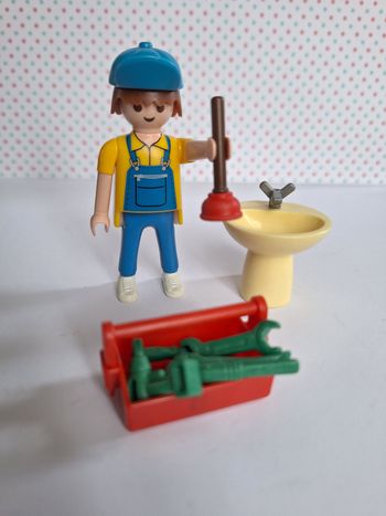 Figurine Playmobil  Spécial  le plombier
