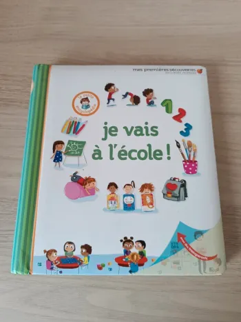 Livre Je vais a l'école