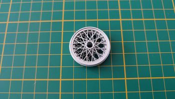 Jante seule pièce détachée miniature burago bugatti type 59 1934 1/18 #B57