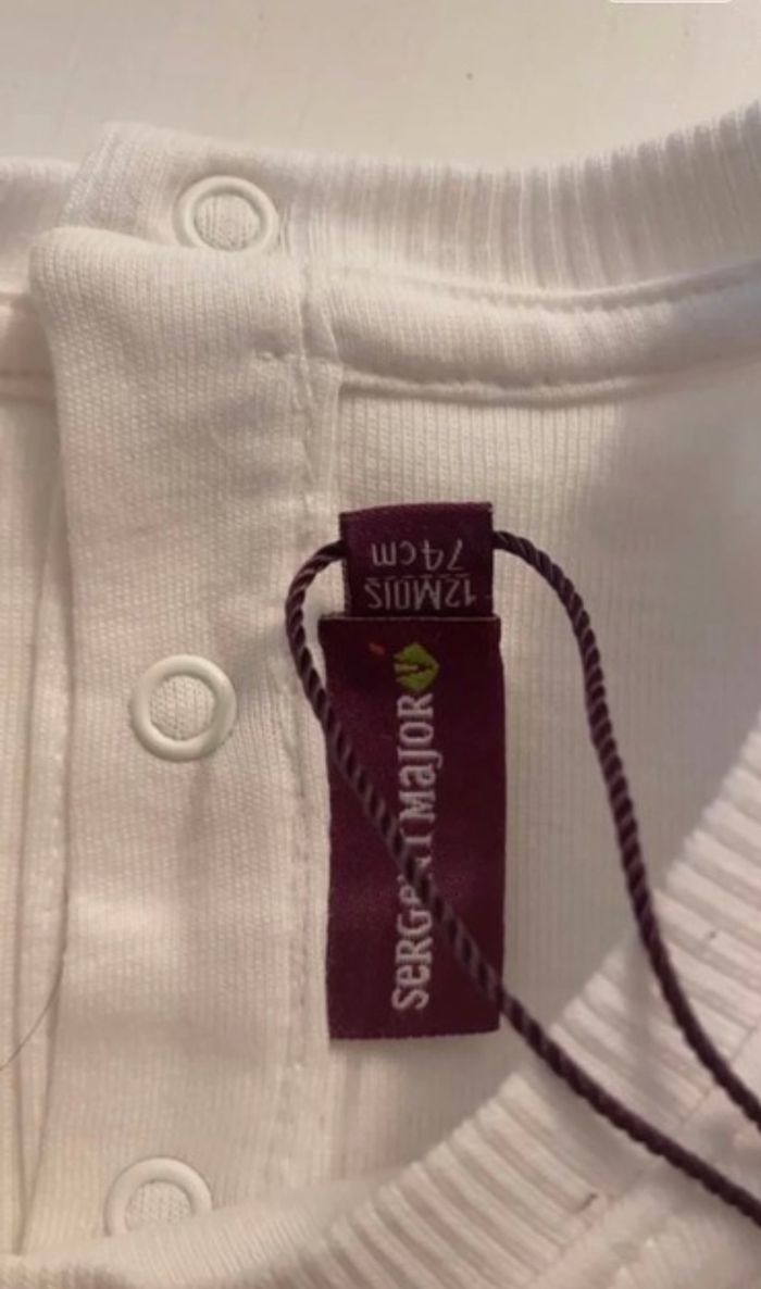 Body t shirt sergent major neuf avec étiquette - photo numéro 2