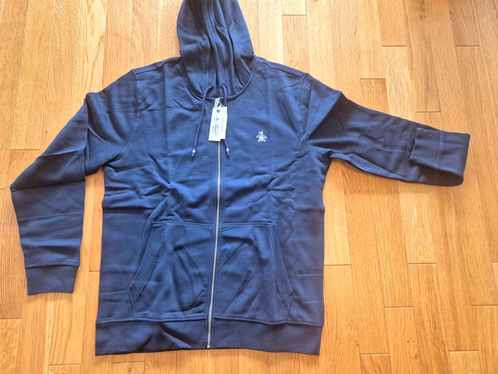Veste De Jogging "Original Penguin" Bleu Marine Taille L neuf sous blister. - photo numéro 4