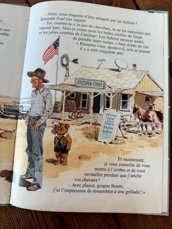 État moyen - Livre Caroline en Amérique édition damiers bd album multicolore - photo numéro 3