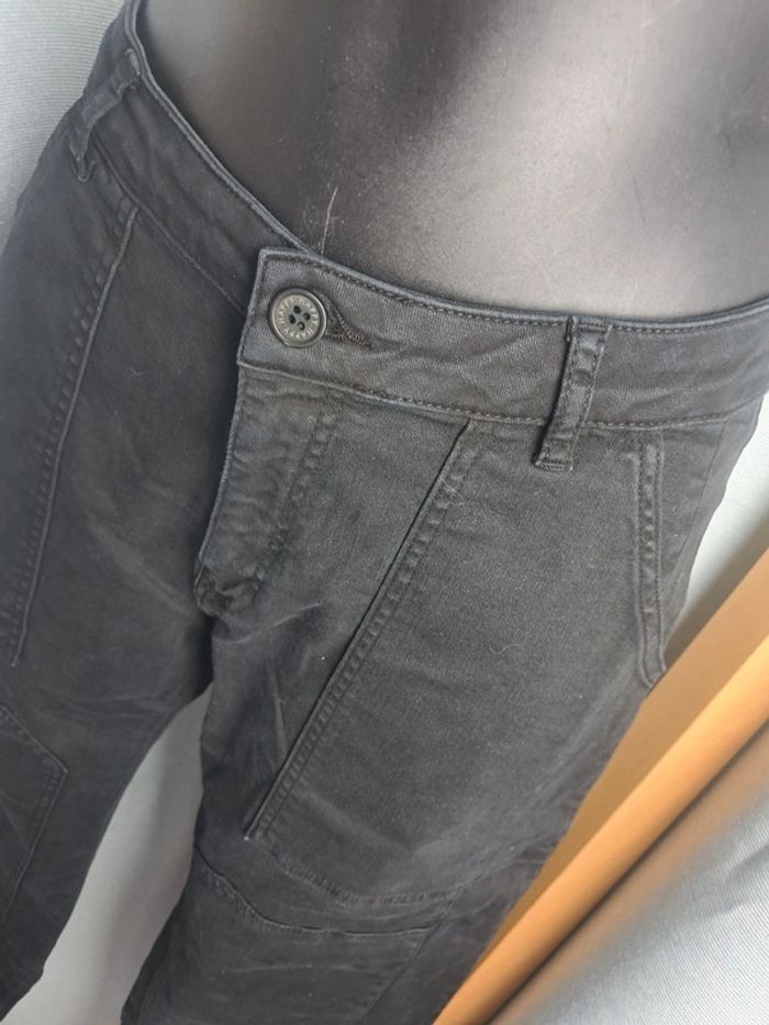 HAPPY jean cargo noir t.36 en tbe - photo numéro 7