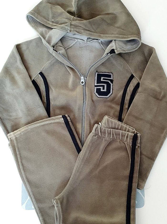 Ensemble jogging velours - 6A - photo numéro 2