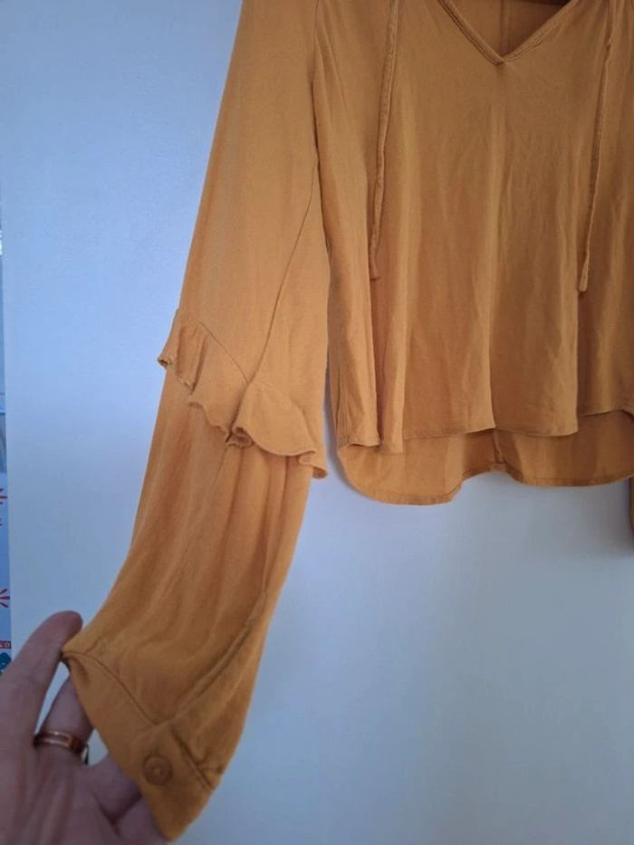 Petit haut taille S coloris moutarde - photo numéro 5