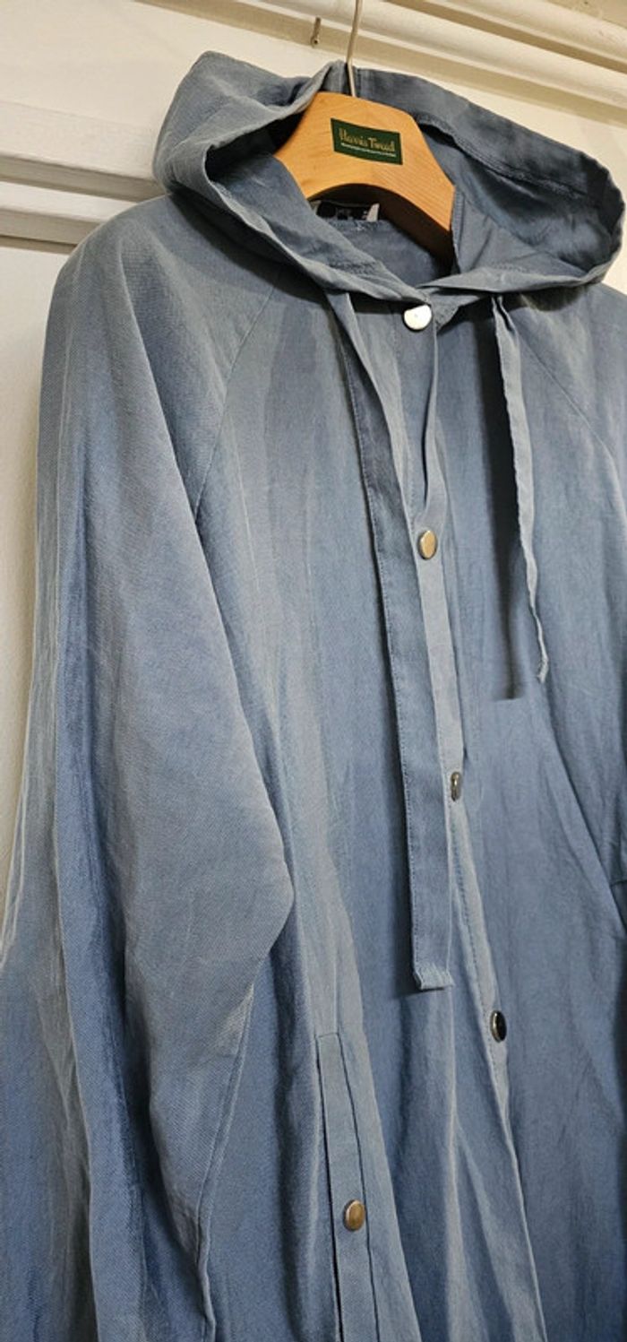 Veste longue Gilet long Blazer effet Lin KOLL Taille 40/42 - photo numéro 3