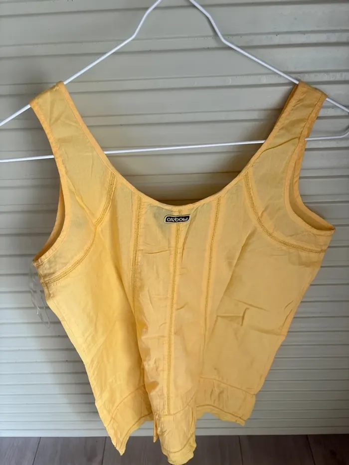 Débardeur teeshirt Oxbow enfant jaune - photo numéro 2