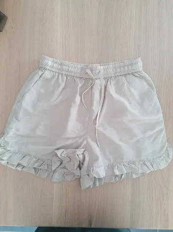 Short léger beige
