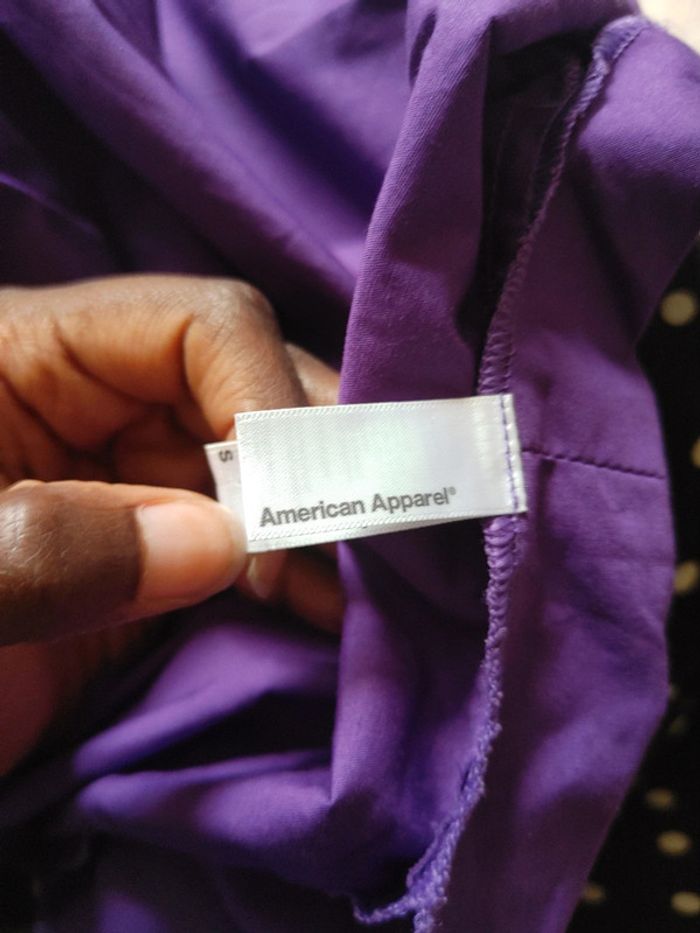 Mini robe violet décolleté - photo numéro 8