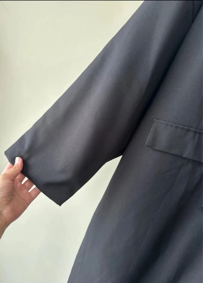 🧥Blazer long  noir- oversize -taille unique - femme - neuf avec étiquette - photo numéro 7