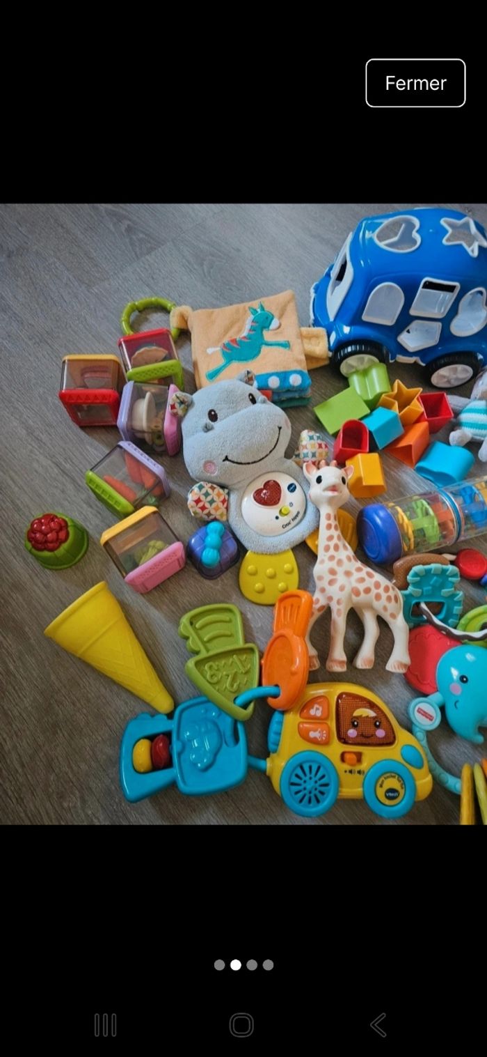 Gros lot jouet bebe - photo numéro 2