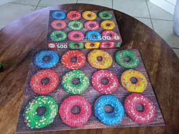 Magnifique puzzle Donuts colorés Educa 500 pièces