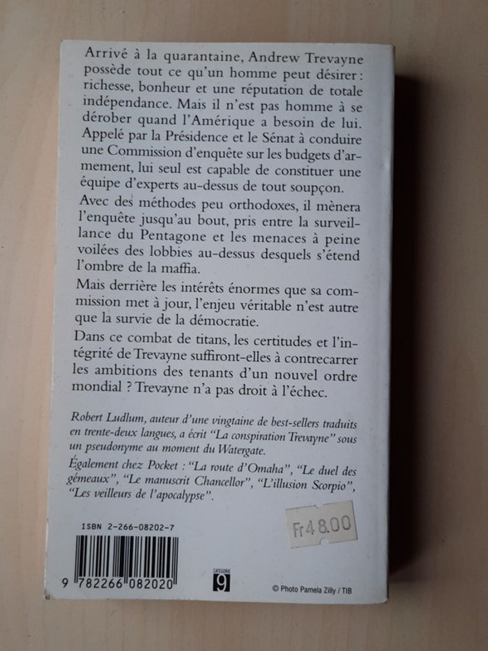 La conspiration Trevayne de Robert Ludlum - photo numéro 2