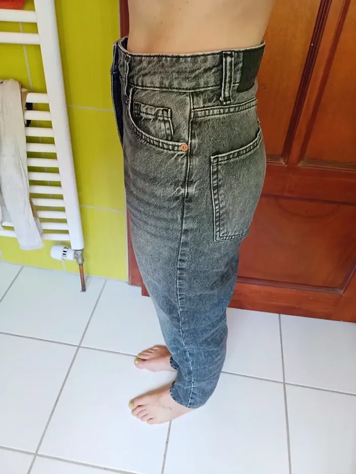 Jeans femme gris Amisu - photo numéro 6