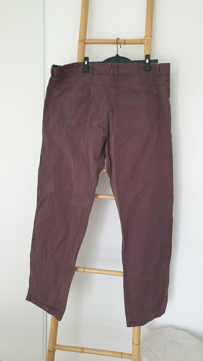 Pantalon jeans marron Taille 54/56 ou XXXL vetissimo - photo numéro 4