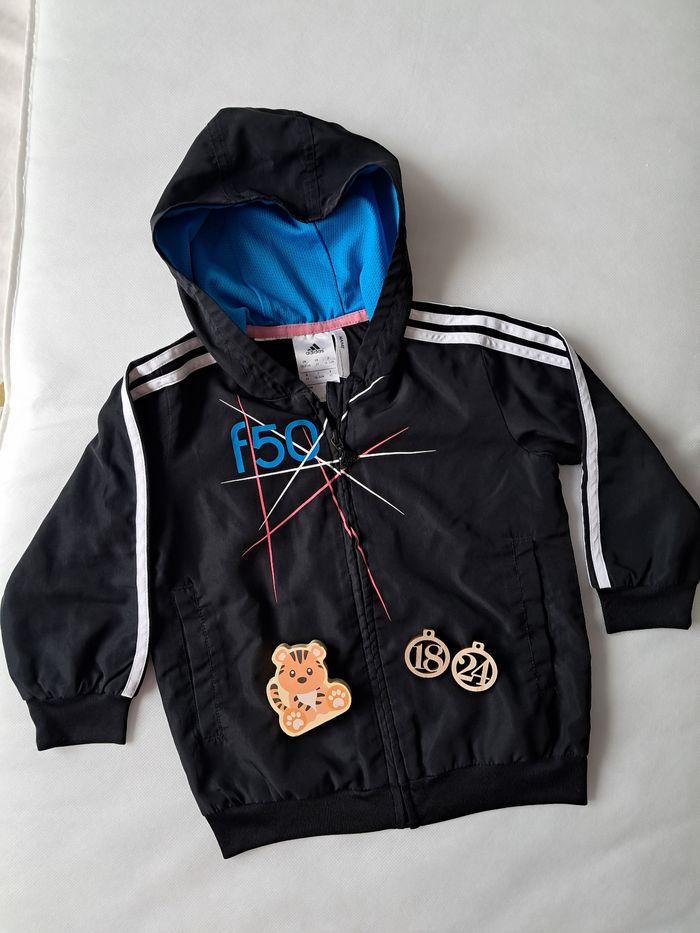 Ensembles survêtement Adidas noir taille 18/24mois - photo numéro 2