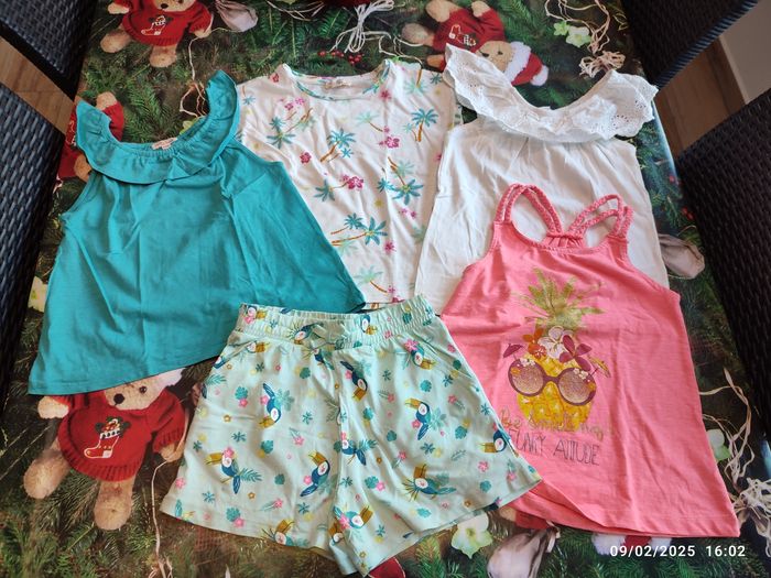 Lot vêtements fille de 6 ans