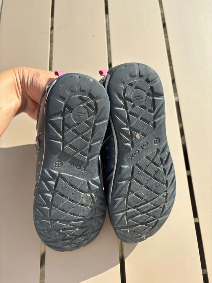 Baskets geox 32 bleu et rose - photo numéro 7