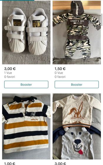 Lot vêtements 12 mois
