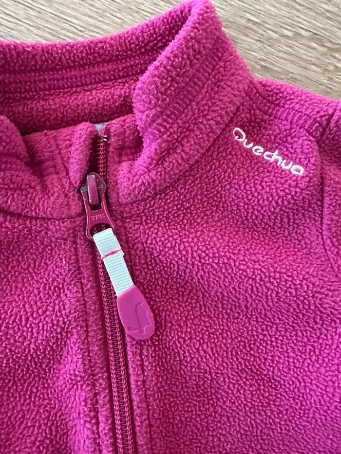 Gilet polaire fushia - photo numéro 3