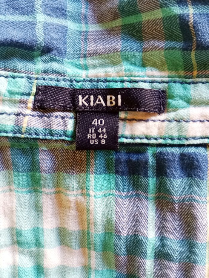 🌸Chemisette à carreaux, kiabi, taille 40 - photo numéro 4
