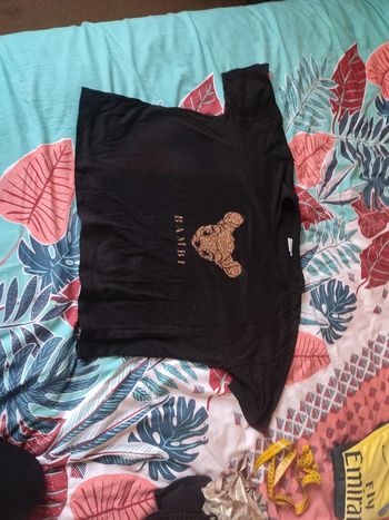 T shirt court Bambi noir xl