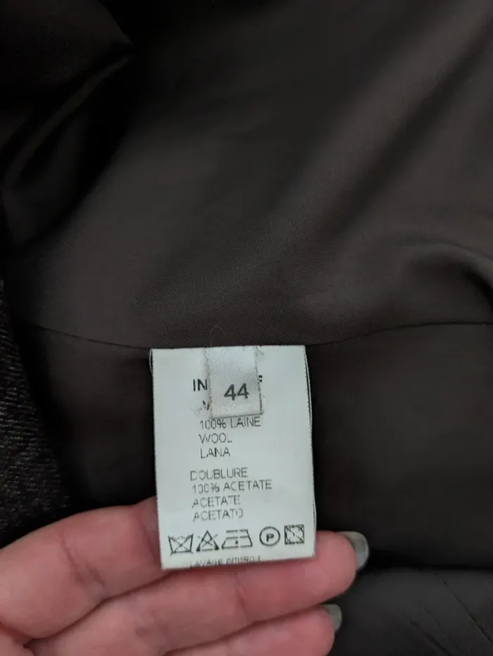 Veste zippée 100% laine - Infinitif - taille 44 - photo numéro 6