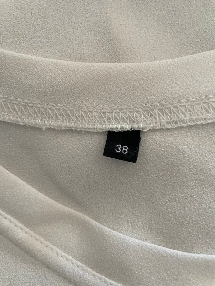 T-shirt blanc ample - Coupe moderne - Taille 38 - photo numéro 5